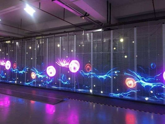 Led Wall Window 1000*1000mm Clear Glass Window LED Video Wall Panel With High ...